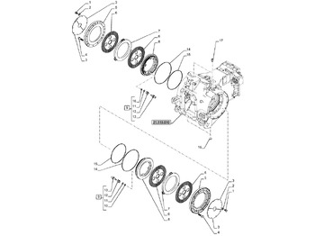 Brake disc NEW HOLLAND