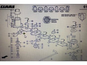 Spare parts CLAAS