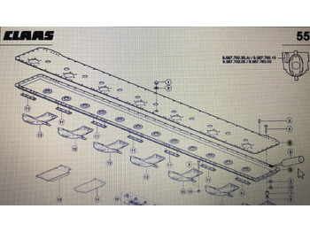 Spare parts CLAAS