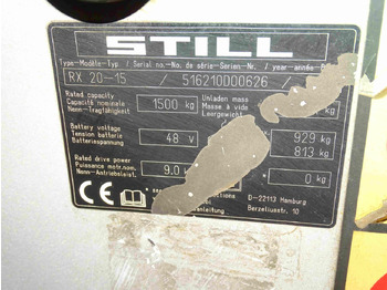 Electric forklift STILL RX20-15: picture 2