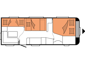 New Caravan Hobby Excellent Edition 650 KMFe 3er Etagenbett VIELE: picture 4