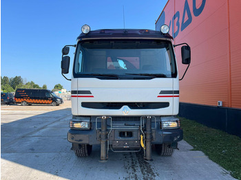 Dropside/ Flatbed truck, Crane truck Renault 420 DCI 6x4 FULL STEEL / PK32080: picture 3