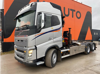 Hook lift truck, Crane truck Volvo FH 16 650 6x2 PK 18502 / PALFINGER T 20 ton / RETARDER: picture 2