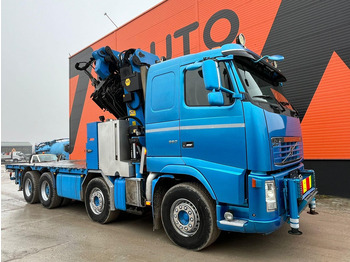 Dropside/ Flatbed truck, Crane truck Volvo FH 16 660 8x4 PK60002 + JIB / PLATFORM L=6232 mm: picture 4