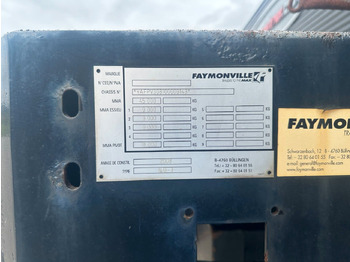 Low loader semi-trailer Faymonville Prefamax 3 achs innenlader: picture 3