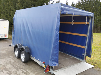 Curtainsider trailer VEZEKO 400 x 187 3,5 t Absenkanhänger Huski 40.35: picture 4