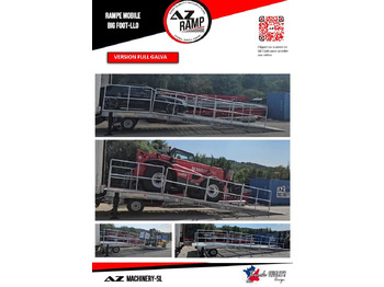 New Loading ramp Large Mobile dock ramp, uncouplable AZ RAMP - KING VERSION, BIG FOOT  L20 T-INOX: picture 3
