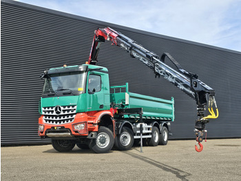 Leasing of Mercedes-Benz AROCS 4145 / 8X6 / TIPPER + HMF CRANE Mercedes-Benz AROCS 4145 / 8X6 / TIPPER + HMF CRANE: picture 2