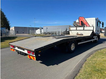 Autotransporter truck MAN TGL 12-240 4x2 BL - Fassi kran: picture 3