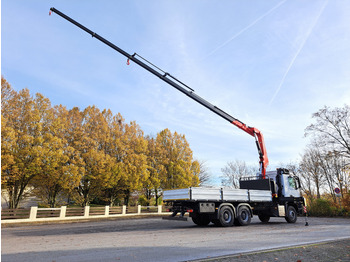 New Dropside/ Flatbed truck, Crane truck MERCEDES-BENZ AROCS 3340 CRANE FASSI F245 FLATBED TWISTLOCK EURO 3: picture 3