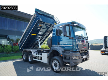 New Tipper MAN TGS 33.480 TGS 6X6 11m3 KH-3-Way Kipper 6x6 Steel Suspension Automatic Big-Axle Euro 6: picture 5