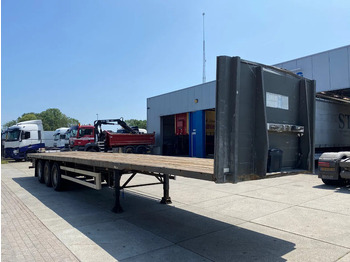 Dropside/ Flatbed semi-trailer Groenewegen DRO-12-27 / Plateau Trailer / Hard-Wood Floor / BPW + Drum: picture 4