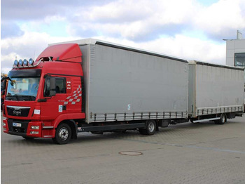 Curtainsider truck MAN TGL 12.250