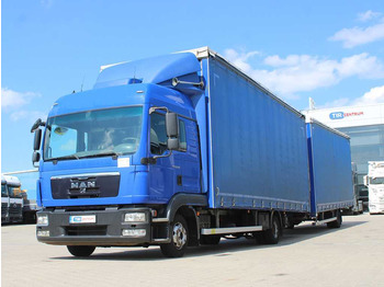 Curtainsider truck MAN TGL 8.220