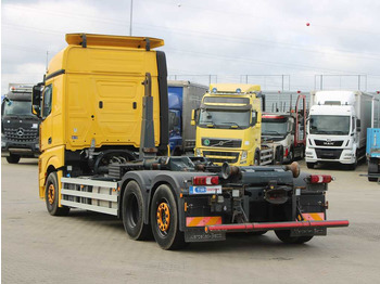 Hook lift truck Mercedes-Benz Actros 2548, 6X2, EURO 6, RETARDER, INDEPENDENT AIR CONDITIONING, NAVIGATION: picture 5