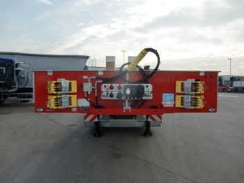 New Low loader semi-trailer HUMBAUR HTSK 30 schräg, 3-Achs Tieflader, Radmulden, Liftachse, Nachlaufachse, Verzinkt: picture 2