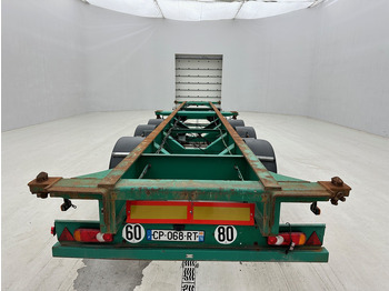 Container transporter/ Swap body semi-trailer Fruehauf Skelet 2 x 20-40 ft: picture 5