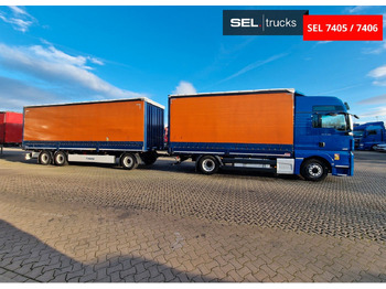 Curtainsider truck MAN TGX 18.580 4X2 LL/ Intarder/Aluklappen/Durchlade: picture 5