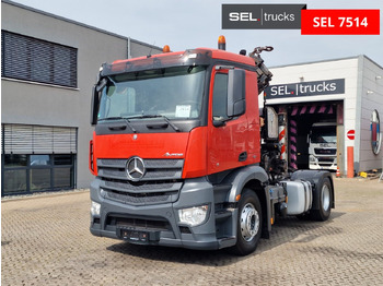 Tractor unit Mercedes-Benz Antos 1843 / Atlas 172.3E-A4 / KRAN: picture 2 Tractor unit Mercedes-Benz Antos 1843 / Atlas 172.3E-A4 / KRAN: picture 2