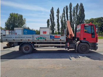Dropside/ Flatbed truck, Crane truck Iveco EuroCargo ML 180E21 Kran PKK12500: picture 3