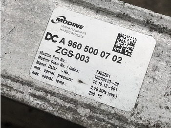 Intercooler for Truck Mercedes-Benz Antos MP4 Intercooler Mercedes A 960 500 07 02: picture 3