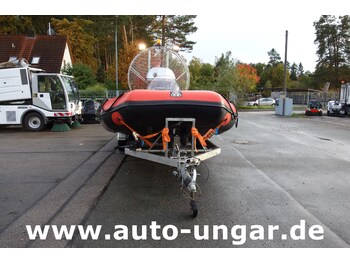 Fire truck Ficht FLG 640 Luftschrauben Gleitboot Airboat Boot Luftschrauben Gleitboot Propeller Airboat Sumpfboot Eisrettung Feuerwehr Wasserwacht: picture 2
