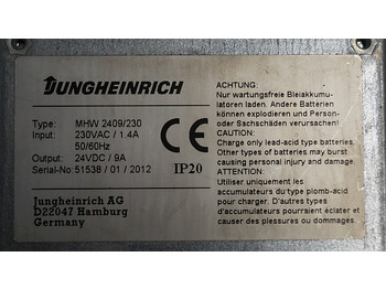 Battery for Material handling equipment Jungheinrich 50461442 | Charger build-in  230Vac/1.4A 50/60Hz 24 VDC/9A sn. SIS3 Charger build-in  230Vac/1.4A 50/60Hz 24 VDC/9A sn. SIS38/01/2012 IP20 for EMC110: picture 2