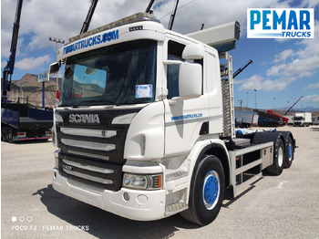 Container transporter/ Swap body truck SCANIA P 400 6X2 MULTILIFT EURO 5: picture 2