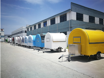 New Vending trailer for transportation of food YOWON small fiberglass food vending trailer hot dog cart for Europe: picture 3