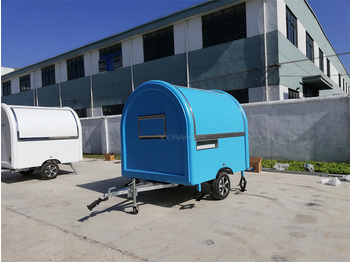 New Vending trailer for transportation of food YOWON small fiberglass food vending trailer hot dog cart for Europe: picture 5