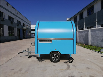 New Vending trailer for transportation of food YOWON small fiberglass food vending trailer hot dog cart for Europe: picture 4