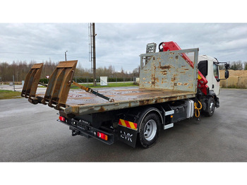 Hook lift truck, Crane truck Volvo FL280 4X2 HMF 1560 + platform: picture 2