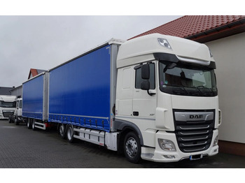 Curtainsider truck DAF XF 480
