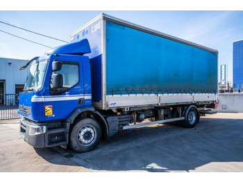 Curtainsider truck RENAULT Premium 270