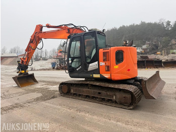 Excavator 2014 Hitachi Zaxis 135us BELTEGRAVER ENGCON TILTROTATOR SERVICEHISTORIKK SENTRALSMØRING 2 SKUFFER: picture 5