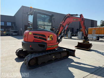 Excavator 2018 Kubota U55-4 BELTEGRAVER ENGCON TILTROTATOR 2 SKUFFER SERVICEHISTORIKK SENTRALSMØRING: picture 5