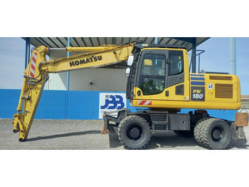 Wheel excavator KOMATSU PW180