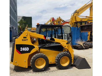 Skid steer loader SecondHand original Caterpillar skid Loader mini loader CAT 246D skid steer loaders for sale: picture 3