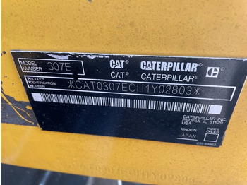 Leasing of CAT 307E  CAT 307E: picture 3 Leasing of CAT 307E  CAT 307E: picture 3