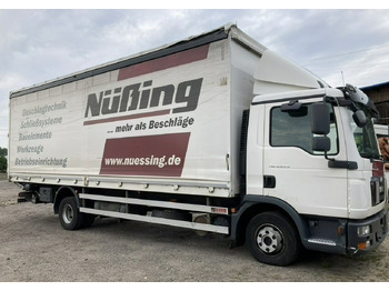 Curtain side van MAN