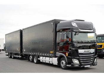 Curtainsider truck DAF XF 480