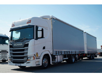 Curtainsider truck SCANIA R 450