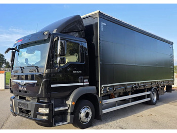 Curtainsider truck MAN TGM 12.290