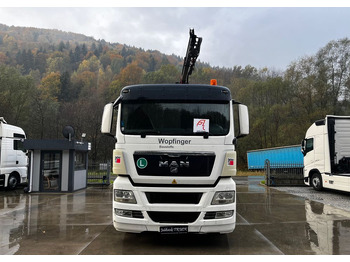 Dropside/ Flatbed truck, Crane truck MAN TGX 26.440 // 2009 // Palfinger PK 12001EH Radio // Oś skrętna i podnoszona //: picture 2 Dropside/ Flatbed truck, Crane truck MAN TGX 26.440 // 2009 // Palfinger PK 12001EH Radio // Oś skrętna i podnoszona //: picture 2