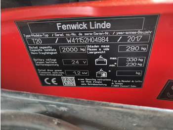Leasing of Linde T20 Linde T20: picture 5