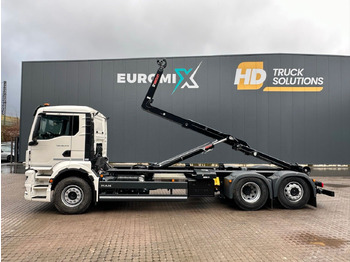 Hook lift truck, Crane truck MAN TGS 26.470 6x2 Retarder MulitLift 21S59: picture 3