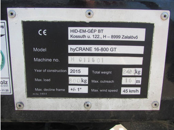 Articulated boom Teupen TGT HighCrane 800 hyCRANE 16-800GT Raupenkran Mini: picture 3 Articulated boom Teupen TGT HighCrane 800 hyCRANE 16-800GT Raupenkran Mini: picture 3