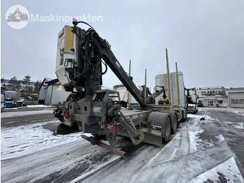 Timber truck Scania R 580 timmerbil med kran: picture 5