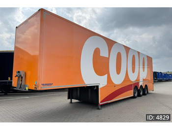 Closed box semi-trailer