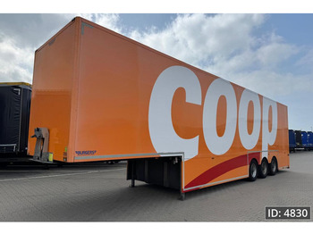 Closed box semi-trailer
